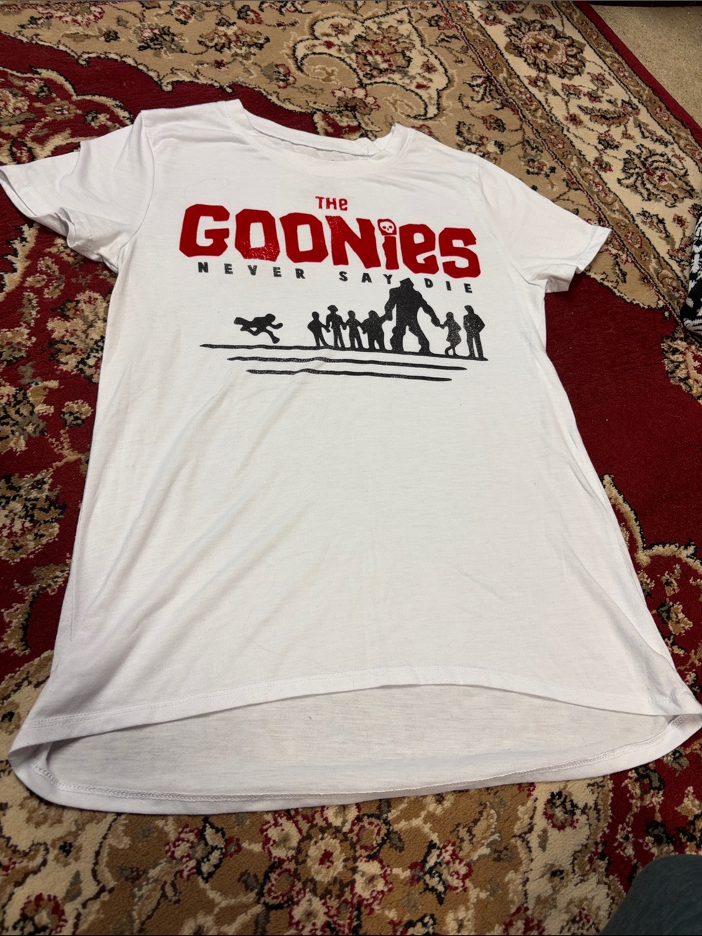 The Goonies White Kids Graphic Tee - Never Say Die